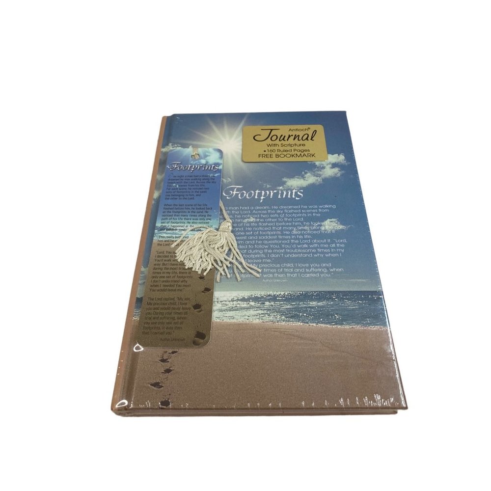 Footprints Journal With Scripture
